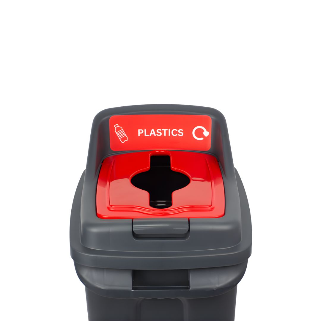 Indoor Recycling Bin with Colour-Coded Lid