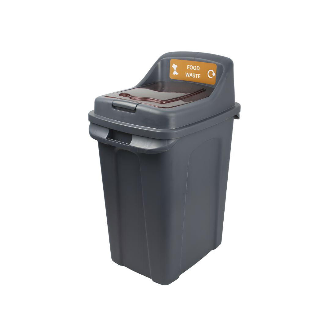 Indoor Recycling Bin with Colour-Coded Lid