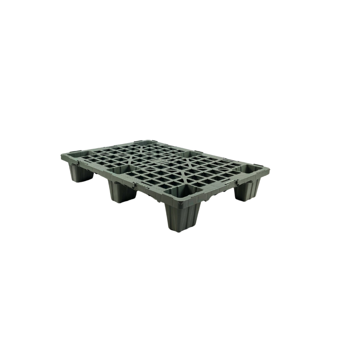 Nestable Lightweight Half Euro Plastic Pallet – Open Deck