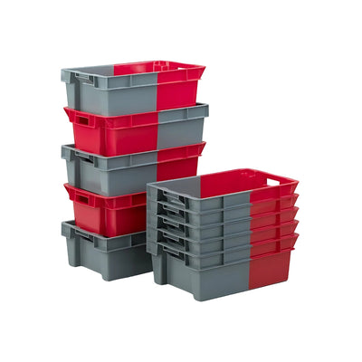 Industrial Plastic Stacking Tray - 32L