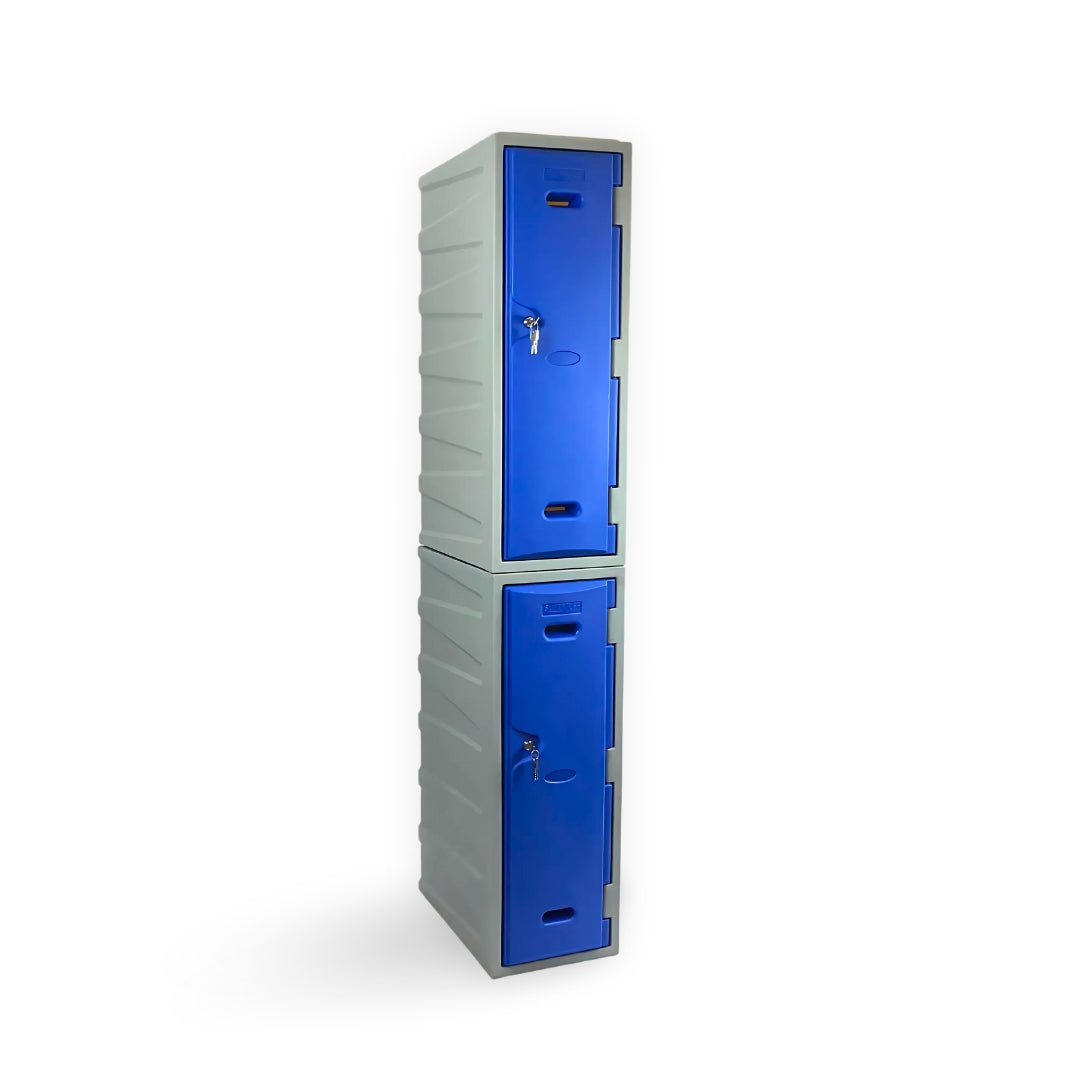 2 Door Plastic Staff Locker Set – Supertuff Large Lockers