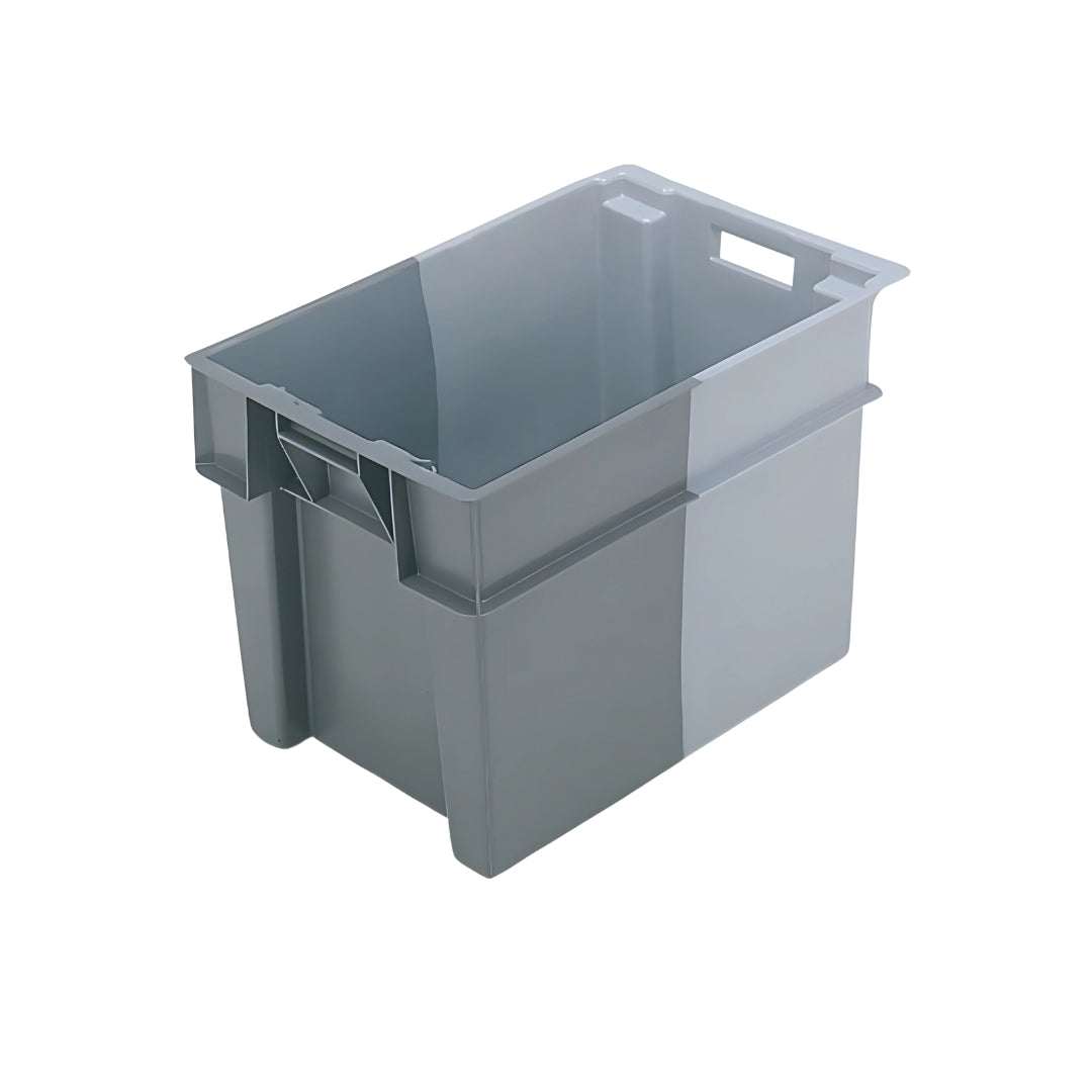 70L Euro Stack Nest Crate – Solid Plastic
