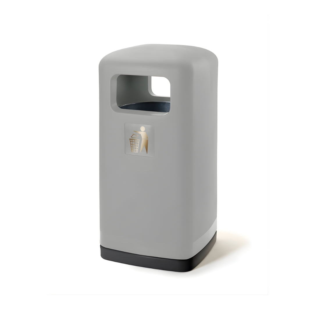 100 Litre Plastic Outdoor Litter Bin for Streets, Parks & Schools