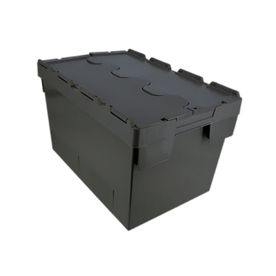 Plastic Storage Tote Box – 70L with Attached Lid