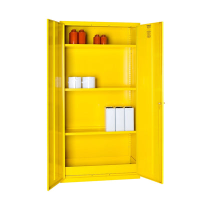 Dangerous Substance Cabinet - 3 Shelves, 36L Sump (Tall)