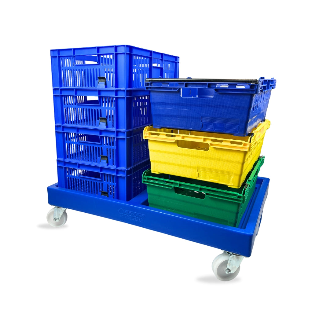 Double Dolly for Euro Stack or Nest Containers