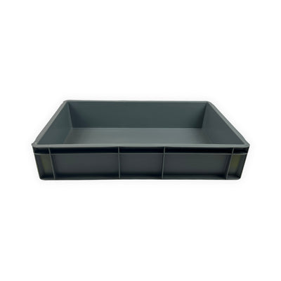 Euro Stacking Plastic Container - Solid - 600x400x120mm