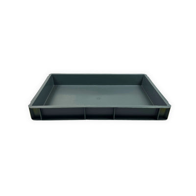 Euro Stacking Plastic Container - Solid - 600x400x75mm