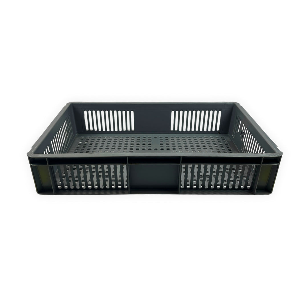 Euro Stacking Plastic Containers - Ventilated - 600x400x120mm (10 Pack)
