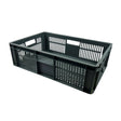 Euro Stacking Plastic Containers - Ventilated - 600x400x175mm (10 Pack)