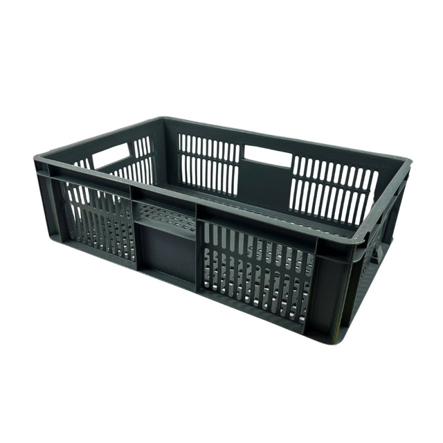 Euro Stacking Plastic Containers - Ventilated - 600x400x175mm (10 Pack)