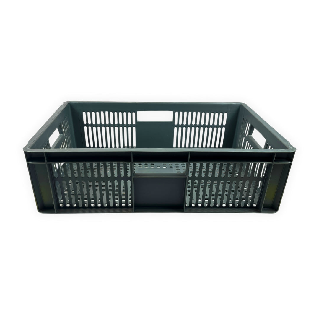 Euro Stacking Plastic Containers - Ventilated - 600x400x175mm (10 Pack)
