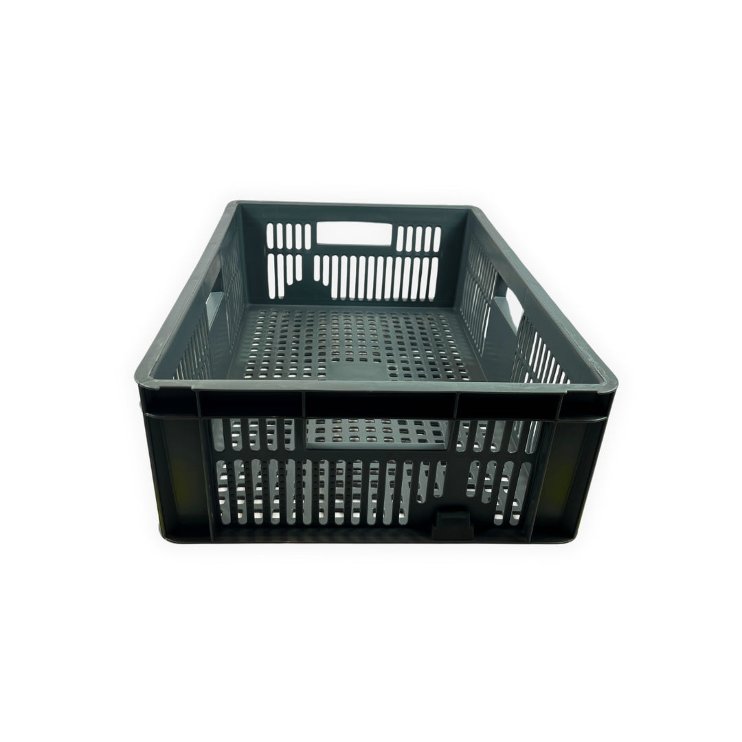 Euro Stacking Plastic Containers - Ventilated - 600x400x175mm (10 Pack)