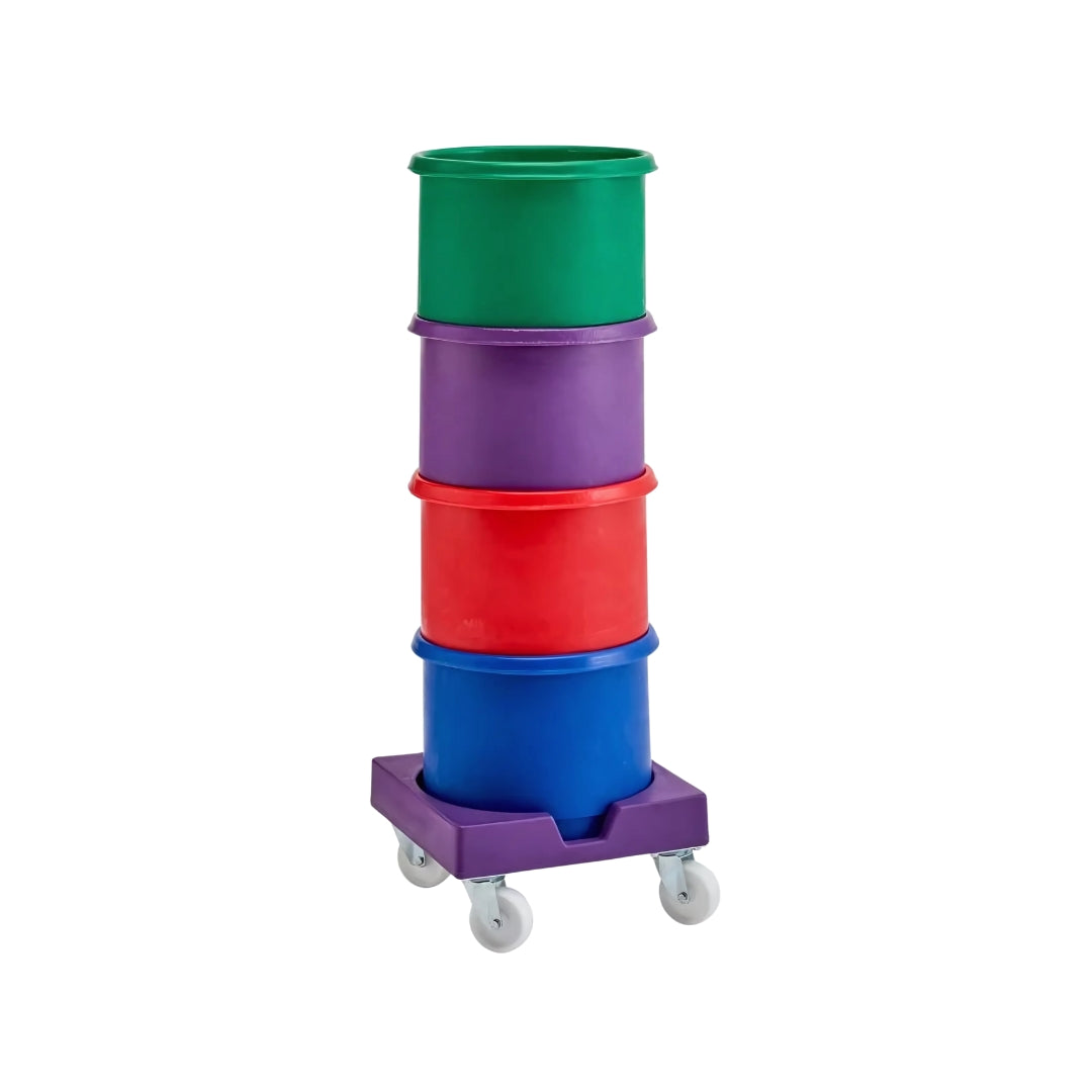 Food-Grade Ingredient Bin Dolly