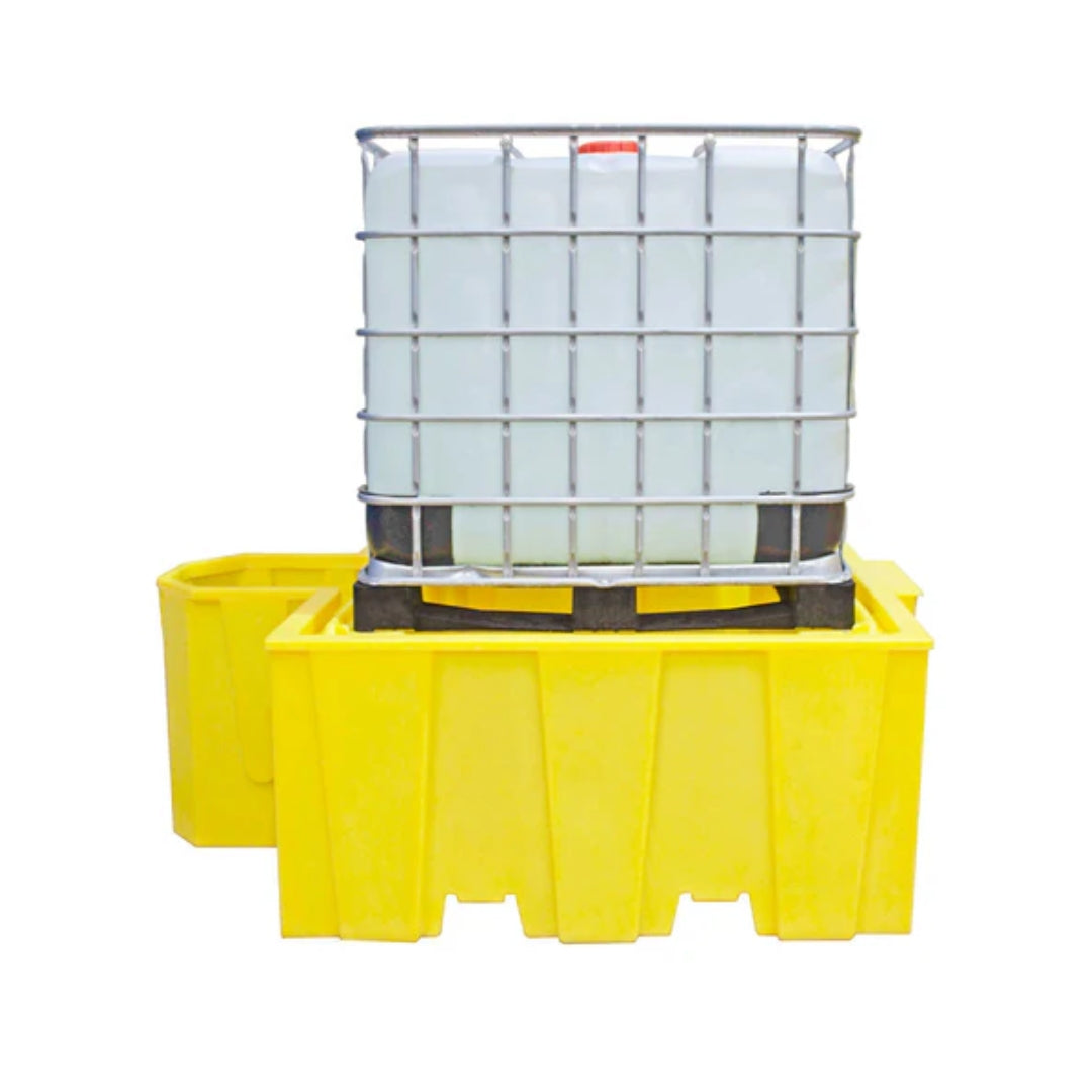 IBC Spill Pallet with Integral Dispensing Area