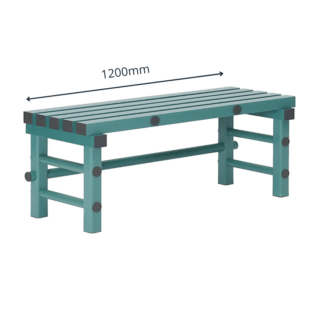 Plastic Changing Room Bench - 1200mm