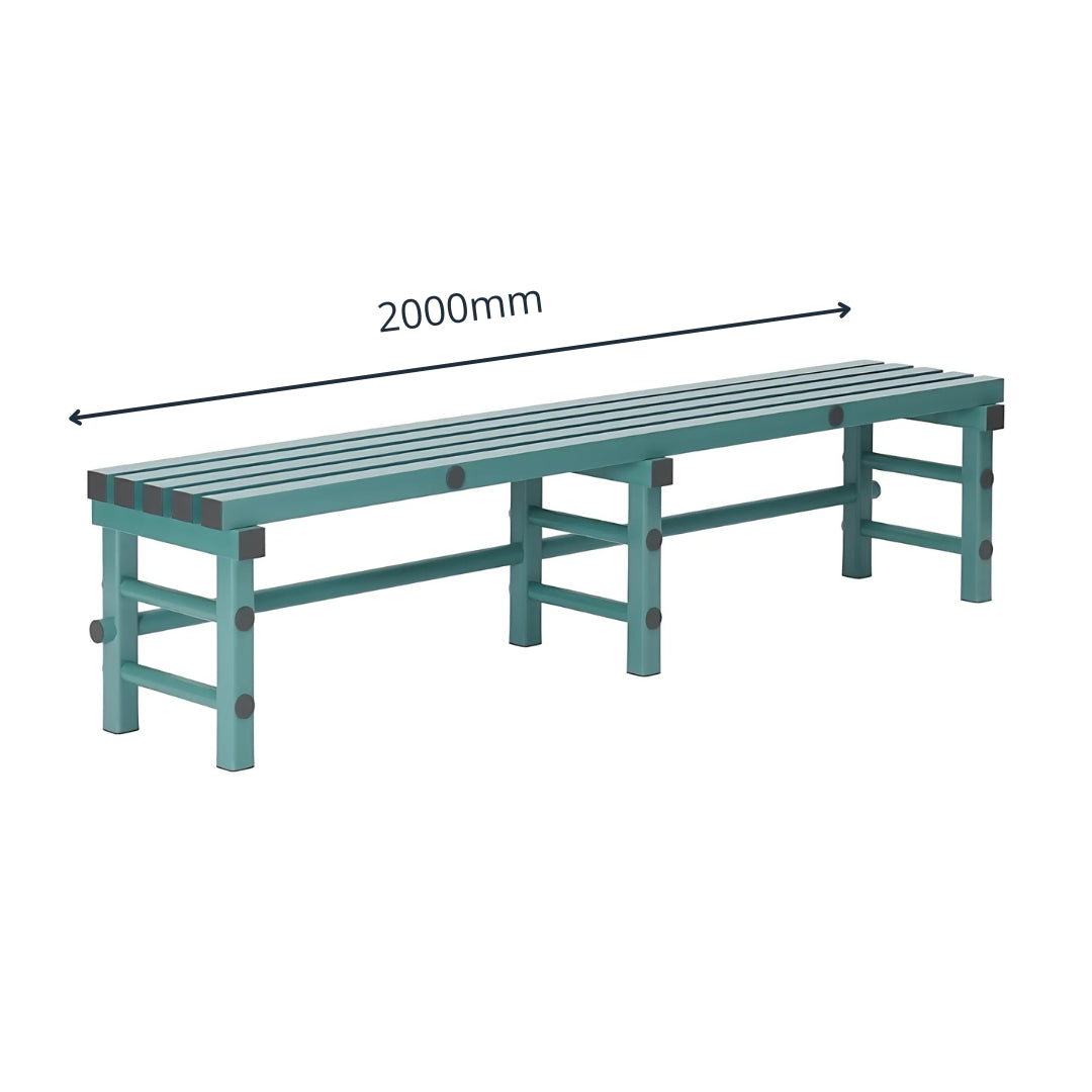 Plastic Changing Room Bench - 2000mm