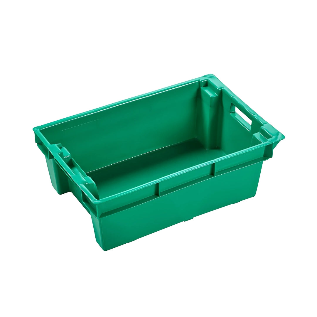 Plastic Stack & Nest Container 30L Solid (10 Pack)