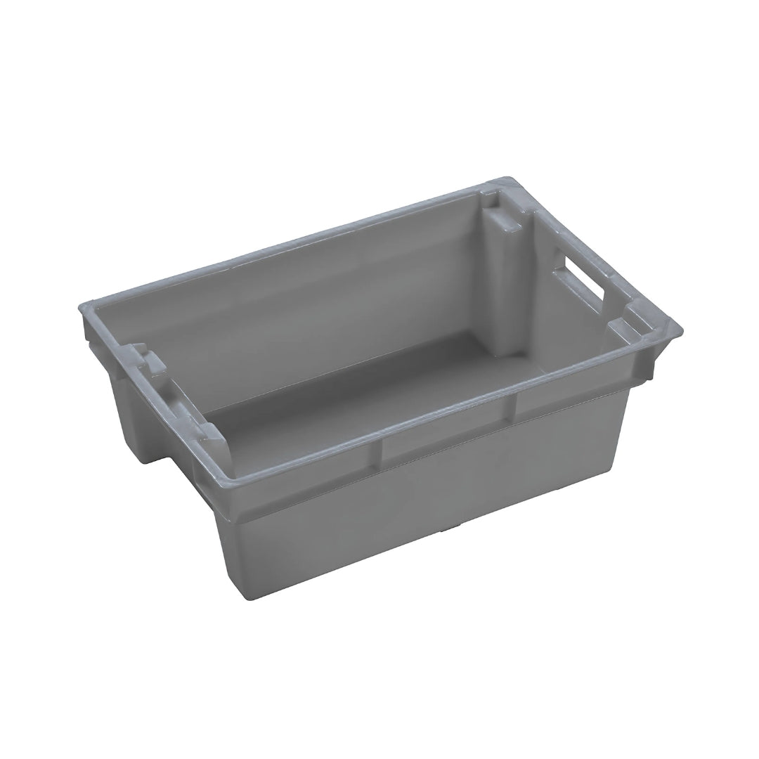 Plastic Stack & Nest Container 30L Solid (10 Pack)