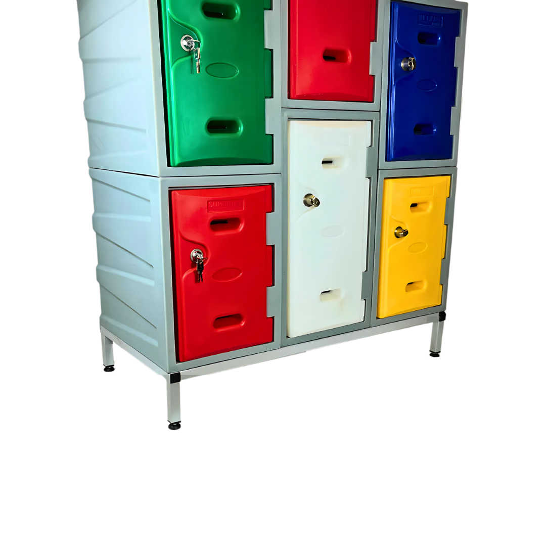 Supertuff Plastic Locker - 3 Column Stand