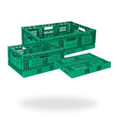 Collapsible Crates & Plastic Storage Boxes