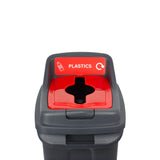 Indoor Recycling Bin with Colour-Coded Lid