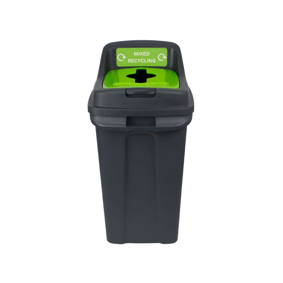 Indoor Recycling Bin with Colour-Coded Lid