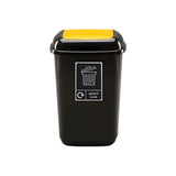 Colour-Coded Indoor Recycling Bin with Push Lid