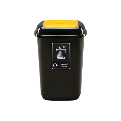 Colour-Coded Indoor Recycling Bin with Push Lid
