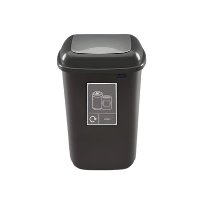 Colour-Coded Indoor Recycling Bin with Push Lid