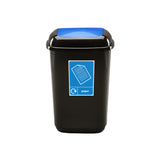 Colour-Coded Indoor Recycling Bin with Push Lid