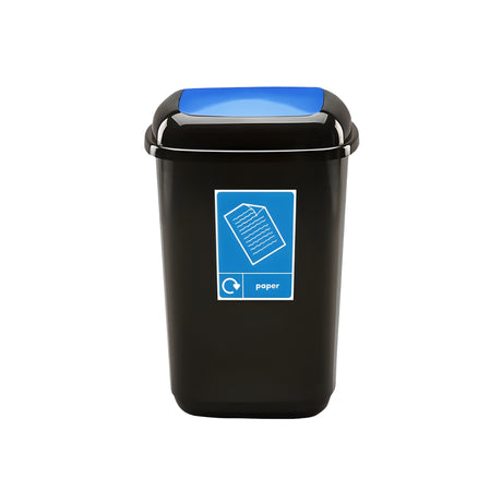 Colour-Coded Indoor Recycling Bin with Push Lid