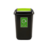 Colour-Coded Indoor Recycling Bin with Push Lid