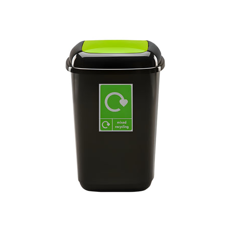 Colour-Coded Indoor Recycling Bin with Push Lid