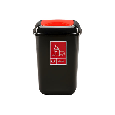 Colour-Coded Indoor Recycling Bin with Push Lid