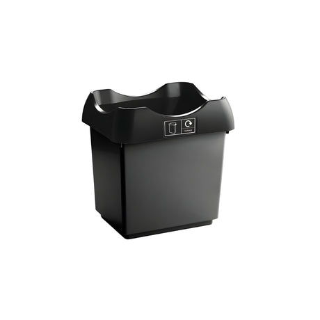 Open-Top Indoor Recycling Bin with Colour-Coded Lid