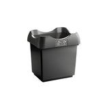 Open-Top Indoor Recycling Bin with Colour-Coded Lid