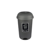 50L Open-Top Recycling & Waste Bin with Colour-Coded Lid