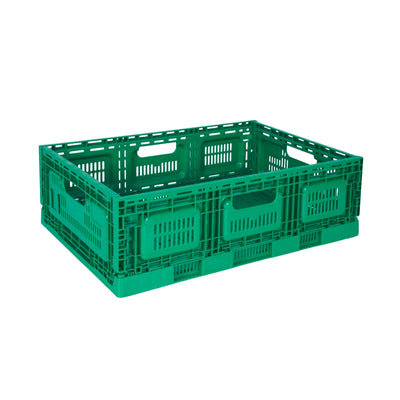 Medium Plastic Collapsible Crate - 600x400x180mm