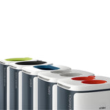 60L Premium Indoor Recycling Bin with Colour-Coded Lid