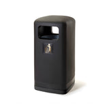 100 Litre Plastic Outdoor Litter Bin for Streets, Parks & Schools