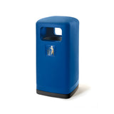 100 Litre Plastic Outdoor Litter Bin for Streets, Parks & Schools