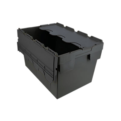 Plastic Storage Tote Box – 70L with Attached Lid