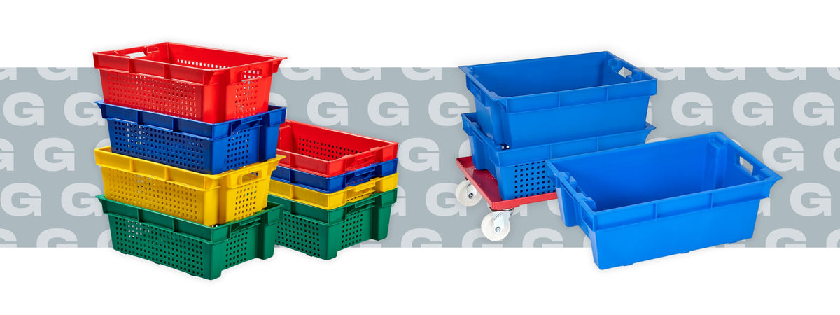 Plastic Stack & Nest Containers | G-Force – G-Force Direct