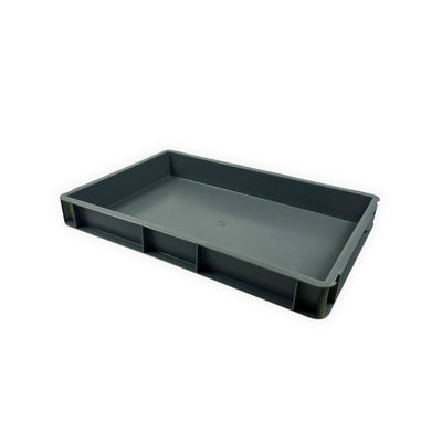 Euro Stacking Plastic Container - Solid - 600x400x75mm