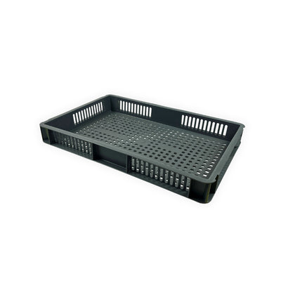 Euro Stacking Plastic Container - Ventilated - 600x400x75mm