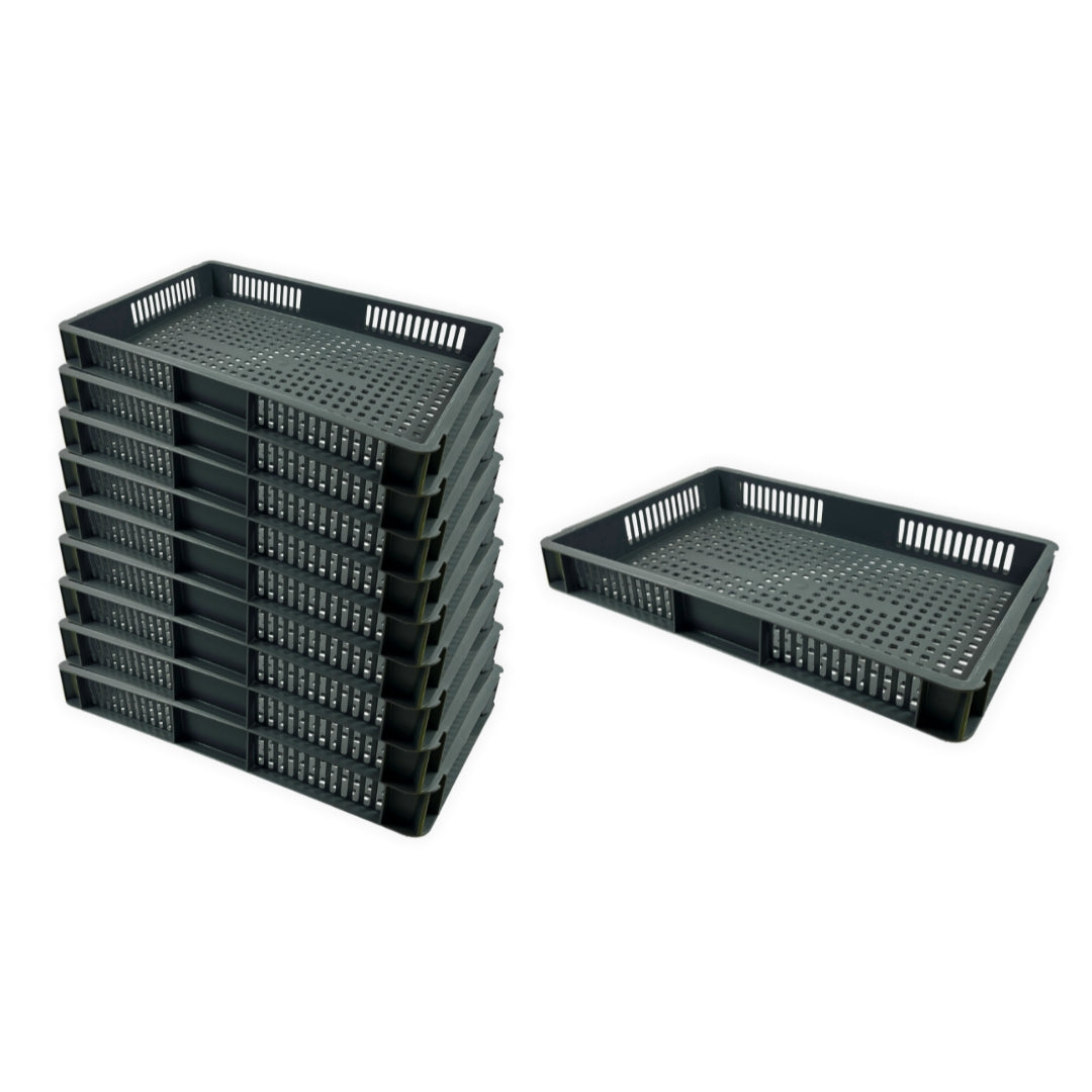 Ventilated Euro Stacking Container - 600x400x73mm | G-Force – G-Force ...