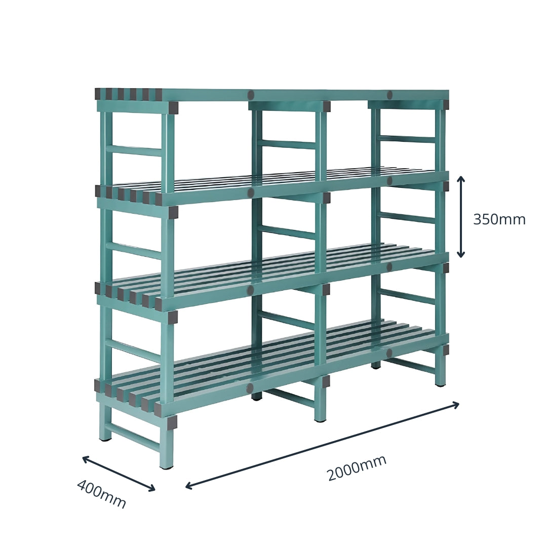 Plastic Racking 4 Shelf Tall - 2000mm | G-Force – G-Force Direct