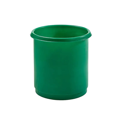Stackable Industrial Plastic Bin – 46 L Cylindrical Storage Container